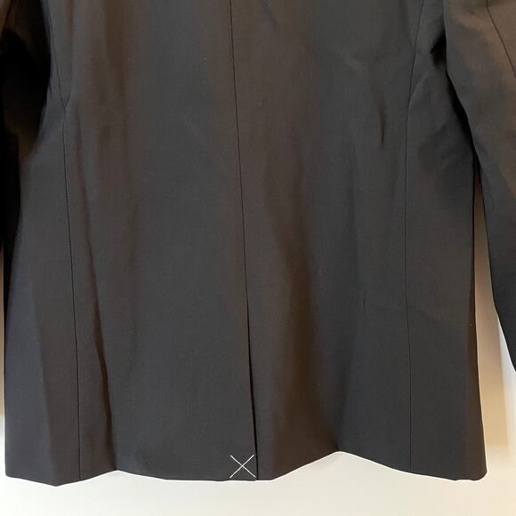 J.Crew Vivienne Blazer Italian Bi Stretch Merino Wool Blend Office CC421 Black 6 - Picture 8 of 16